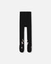 Knit Tights Black With Unicorns And Hearts - H20KT_999