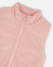 Corduroy Puffy Sleeveless Vest Dusty Pink - H20M30_622
