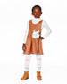 Stretch Suede Effect Jumper Light Pecan Brown With Llama Bag - H20M41_960