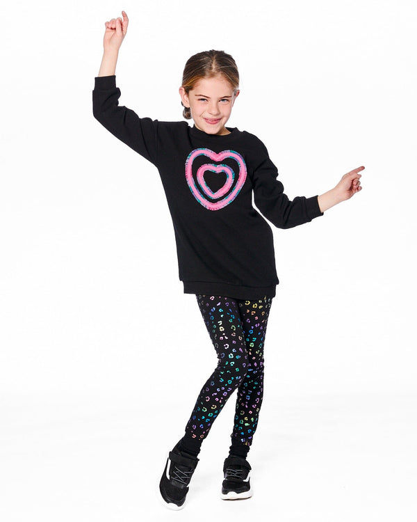 Stretch Jersey Leggings Multicolor Leopard Print - H20N61_082