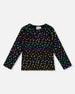 Stretch Jersey T-Shirt Multicolor Leopard Print - H20N71_082