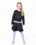 Knit Tights Lavender With Hearts - H20NT_564