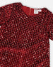Velvet Short Sleeve Dress Red - H20OG85_775