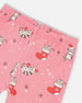 Organic Cotton Two-Piece Pajamas Pink Cat Print - H20PG10US_040