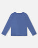 Organic Cotton Long Sleeve T-Shirt Blue - H20S65_480