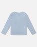 Organic Cotton Long Sleeve T-Shirt Light Blue - H20S65_972