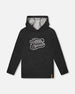 Long Sleeve Super Soft Brushed Jersey Hooded Tee Black - H20U11_999