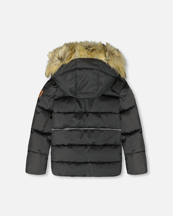Puffy Winter Jacket Black - H20W58_999