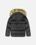 Puffy Winter Jacket Black - H20W58_999