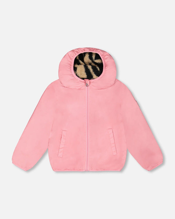 Reversible Mid-Season Sherpa Jacket Zebra - H20W65_680