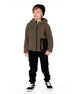 Reversible Mid-Season Sherpa Jacket Khaki - H20W65_999