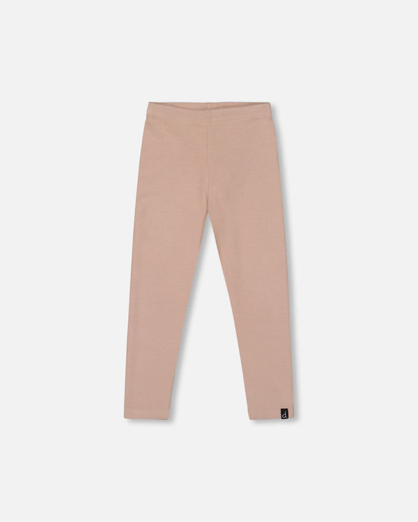 Super Soft Ribbed Leggings Light Caramel - H20YG60_116