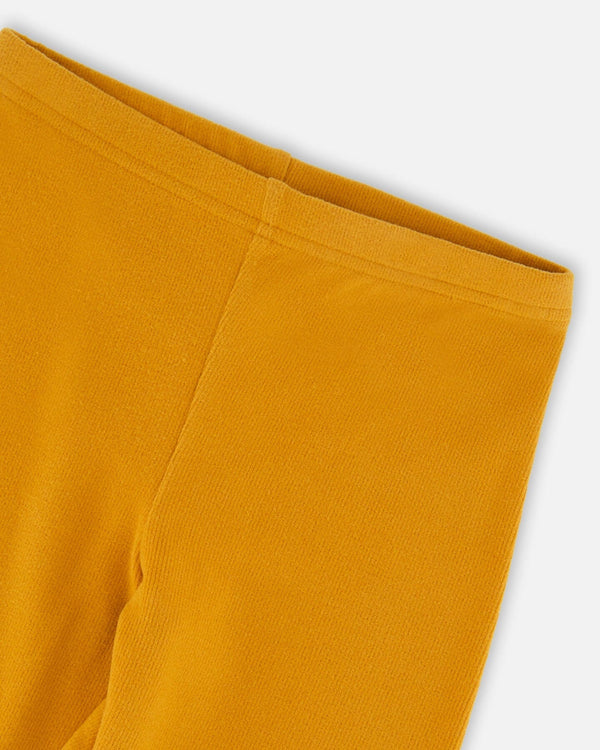 Super Soft Ribbed Leggings Golden Yellow - H20YG60_854