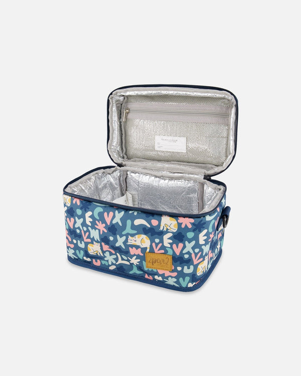 Lunch Box Green Cat Print - H20ZBL_006