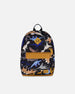Kids Backpack Black Dinosaur Print - H20ZSD_026