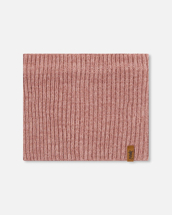 Mid-Season Knit Neck Warmer Dusty Pink - H20ZW02_643