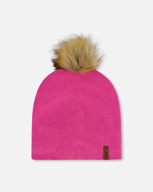 Mid-Season Jersey Pompom Hat Candy Pink - H20ZW03_640