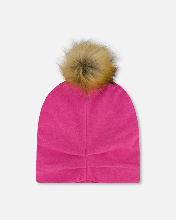 Mid-Season Jersey Pompom Hat Candy Pink - H20ZW03_640