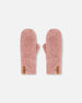 Mid-Season Knit Mittens Dusty Pink - H20ZW07_643