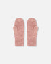 Mid-Season Knit Mittens Dusty Pink - H20ZW07_643