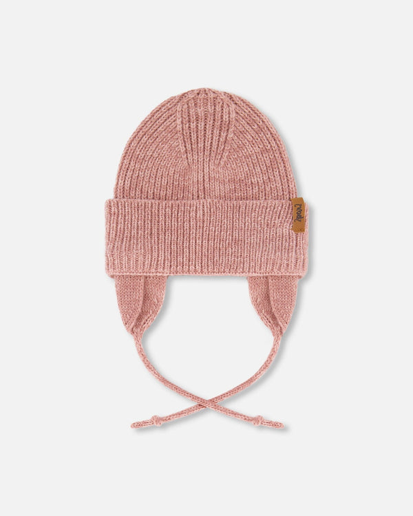 Baby Mid-Season Knit Hat Dusty Pink - H20ZW08_643