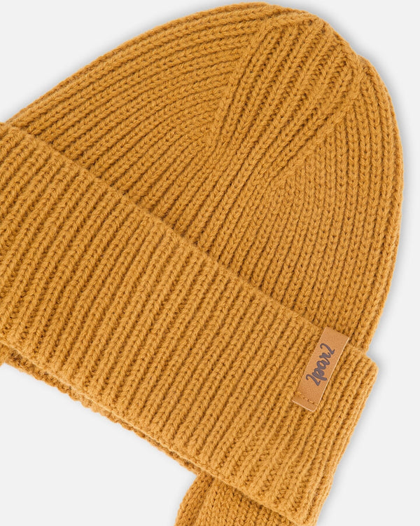 Baby Mid-Season Knit Hat Brown Pecan - H20ZW08_948