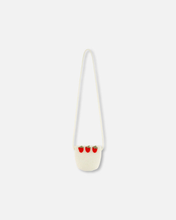 Strawberry Straw Purse Beige - H30HA_3H209