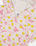 French Terry Hooded Dress Pink Printed Daisies - H30I86_3H136