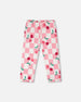 Organic Cotton Jersey Capri Pink Printed Cherries - H30L60_3H140