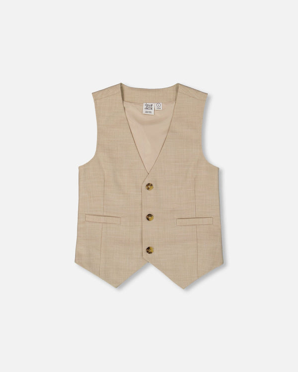 Elegant Vest Beige - H30R30_01470