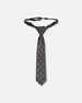 Neck Tie Black Printed Smiles - H30RCR_3H212