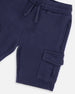 French Terry Shorts Blue - H30T27_04840