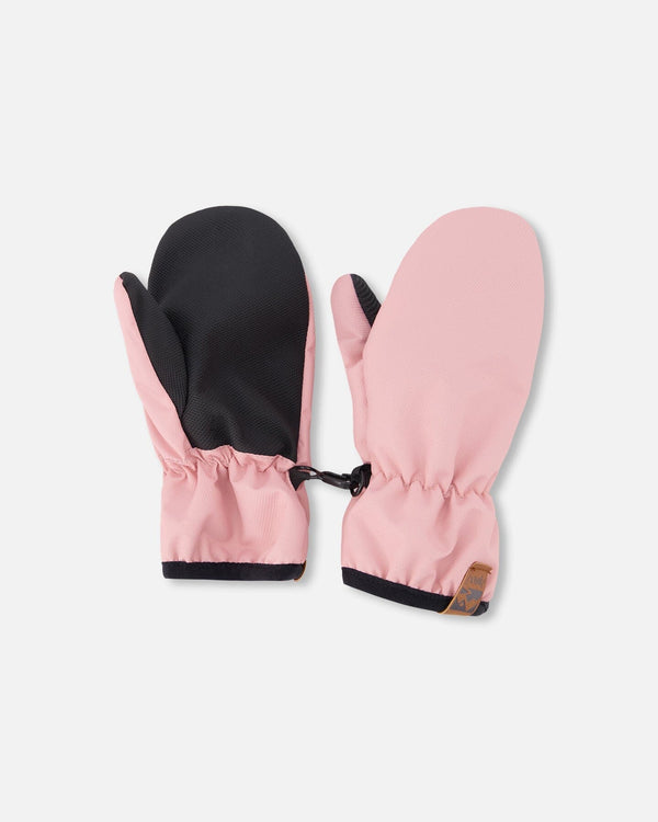 Mid-Season Mittens In Recycled Polyester Light Pink - H30WM201_06003