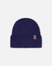Knit Hat Navy Blue - H30WT24_04790