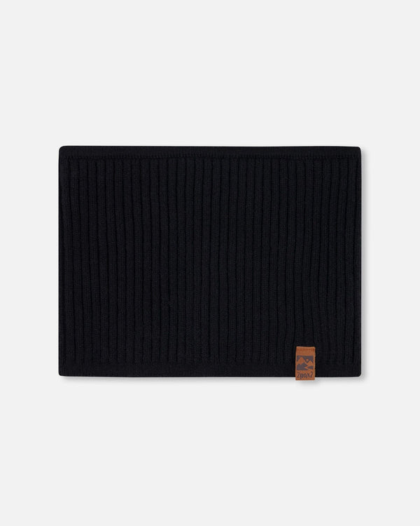 Knit Neckwarmer Black - H30WT27_09990