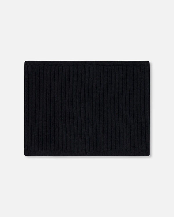 Knit Neckwarmer Black - H30WT27_09990
