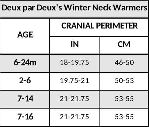 Polar Fleece Neckwarmer Black Winter Accessories Deux par Deux