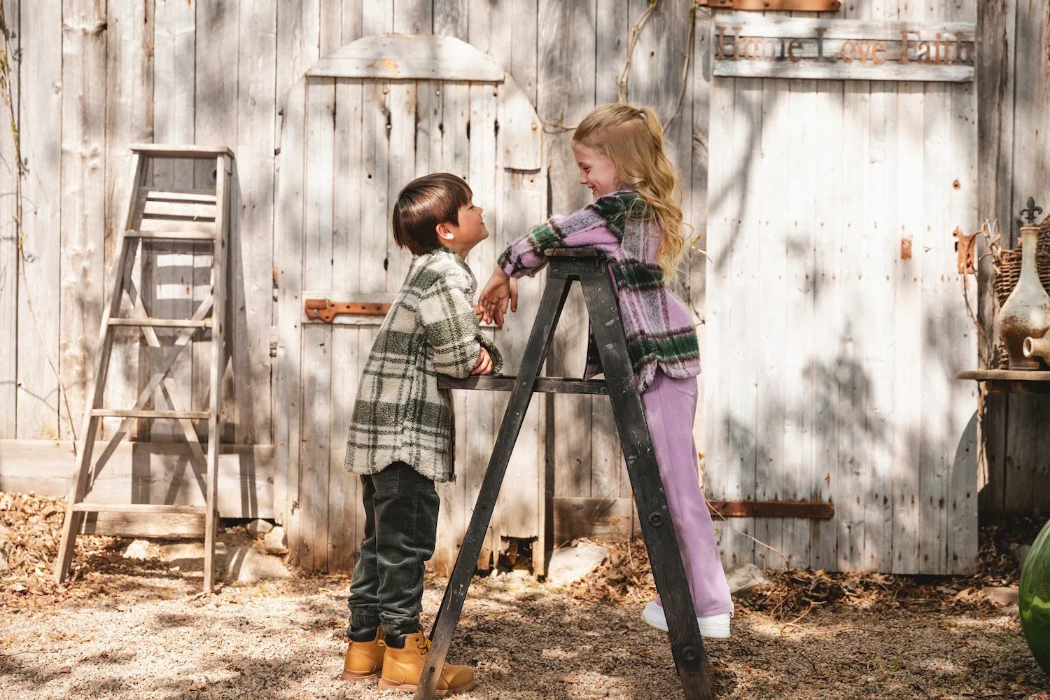 fall hike outfit kids