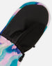 Mittens With String In Marbled Print Winter Accessories Deux par Deux 