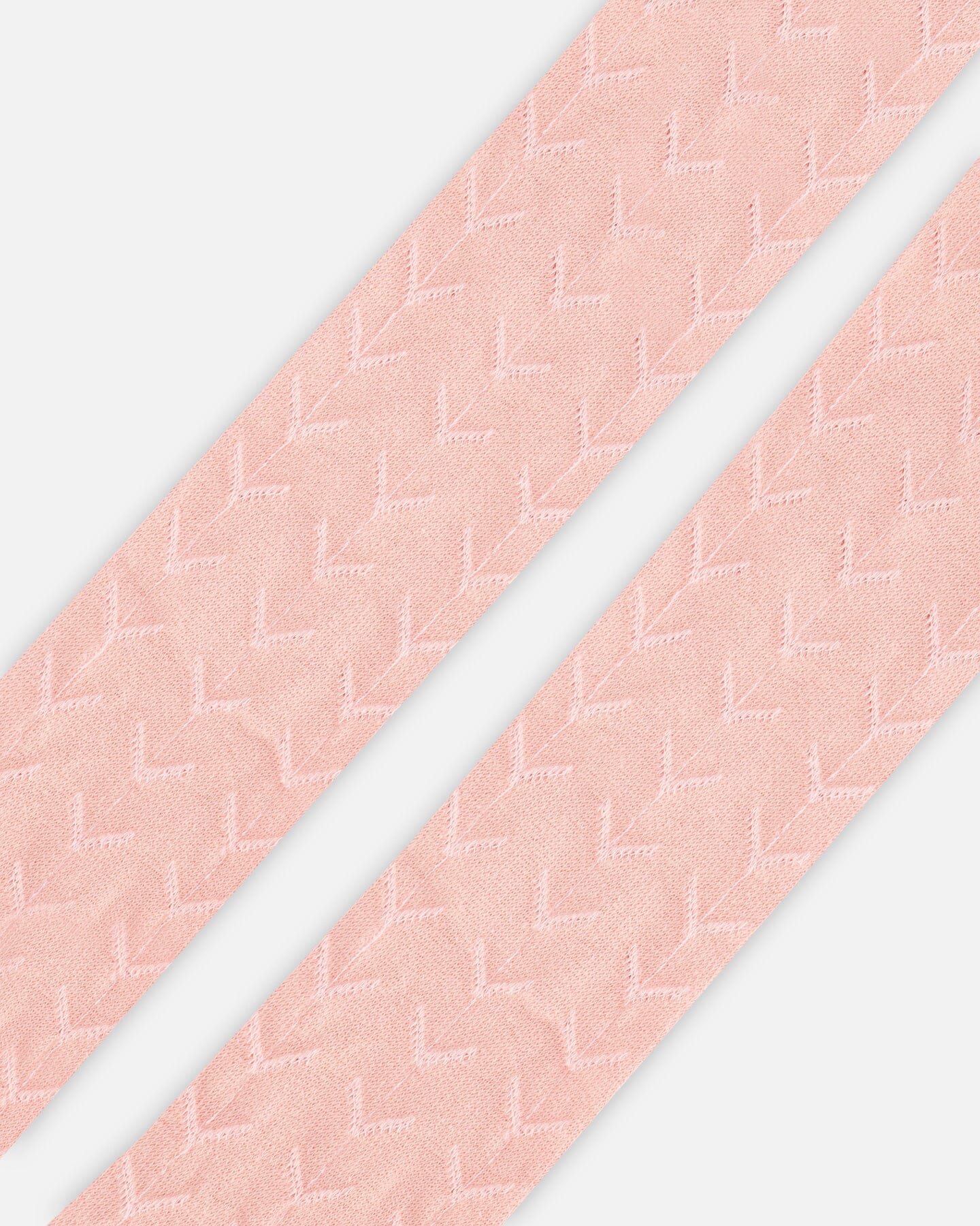 Tonal Jacquard Tights Light Pink Accessories Deux par Deux 