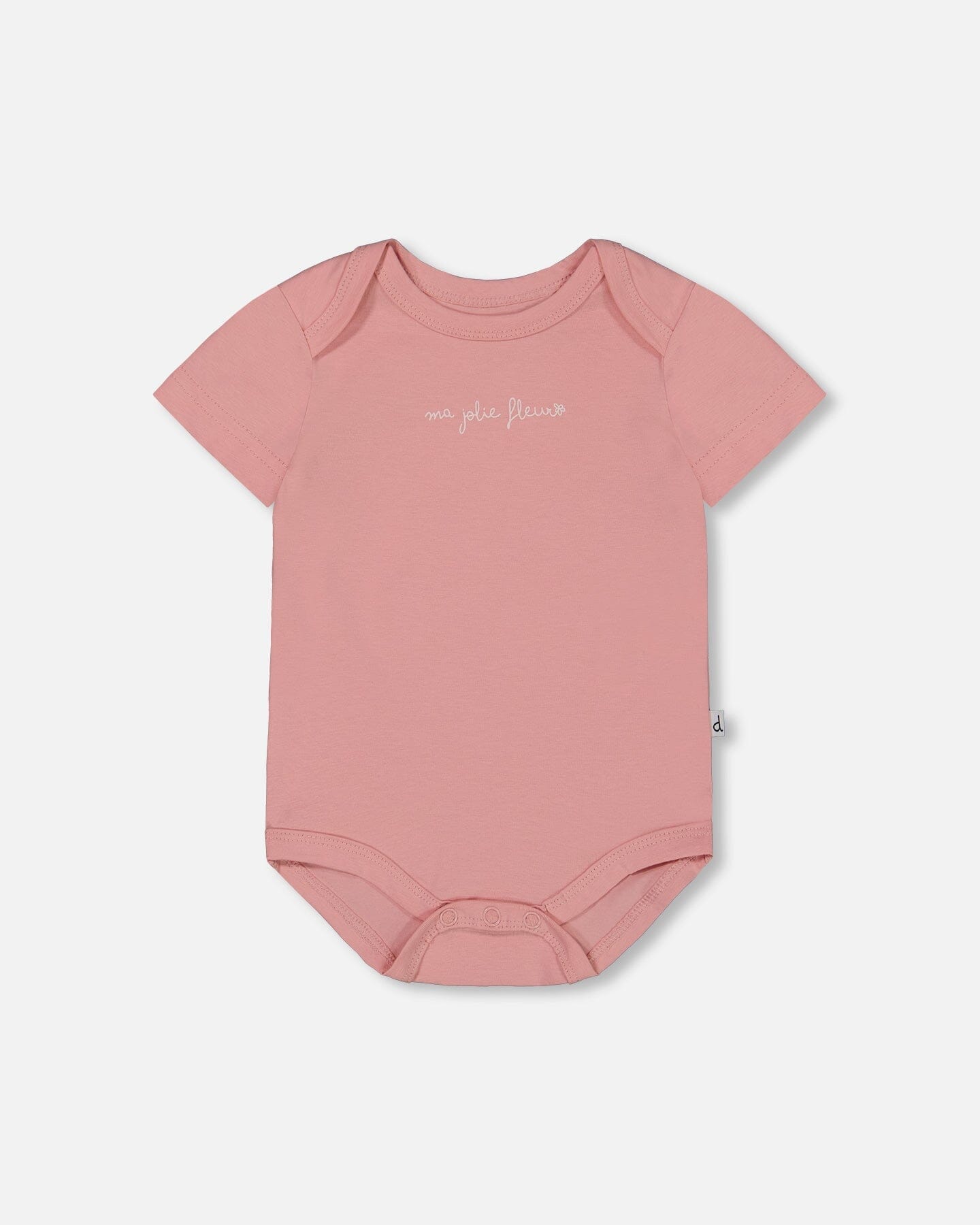 Organic Cotton Onesie Soft Pink - G30A70_692