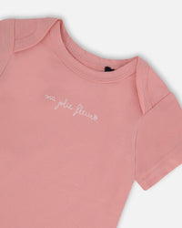 Organic Cotton Onesie Soft Pink - G30A70_692