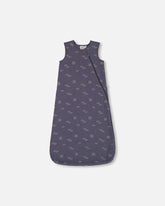 Printed Muslin Sleep Sack Navy Blue Paper Boats
