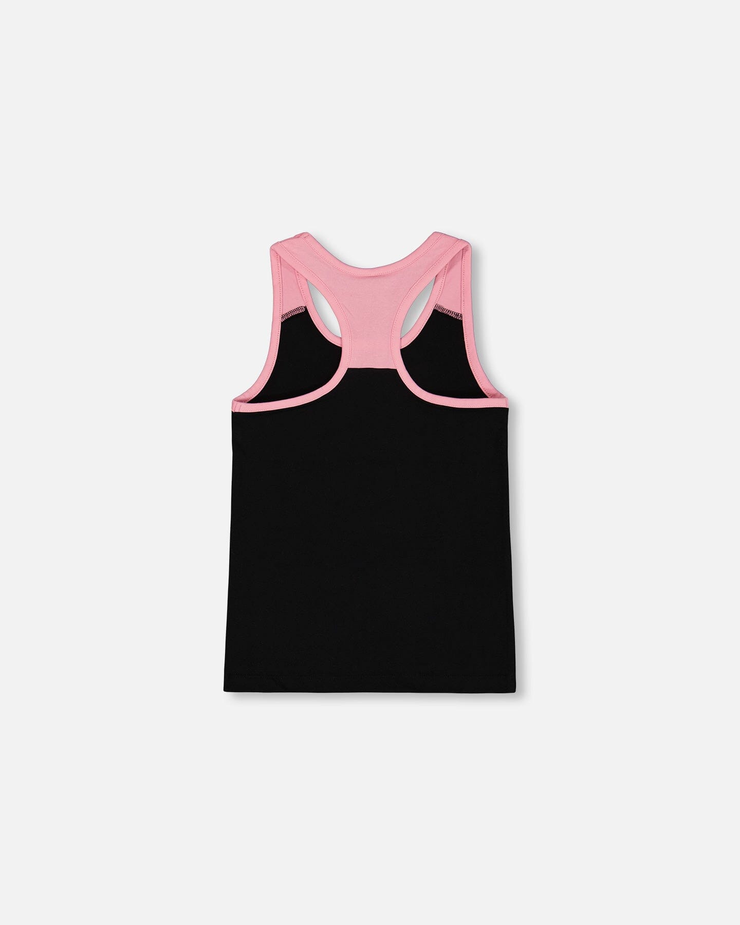 Organic Cotton Racerback Tank Top Black And Candy Machine - G30K70_999