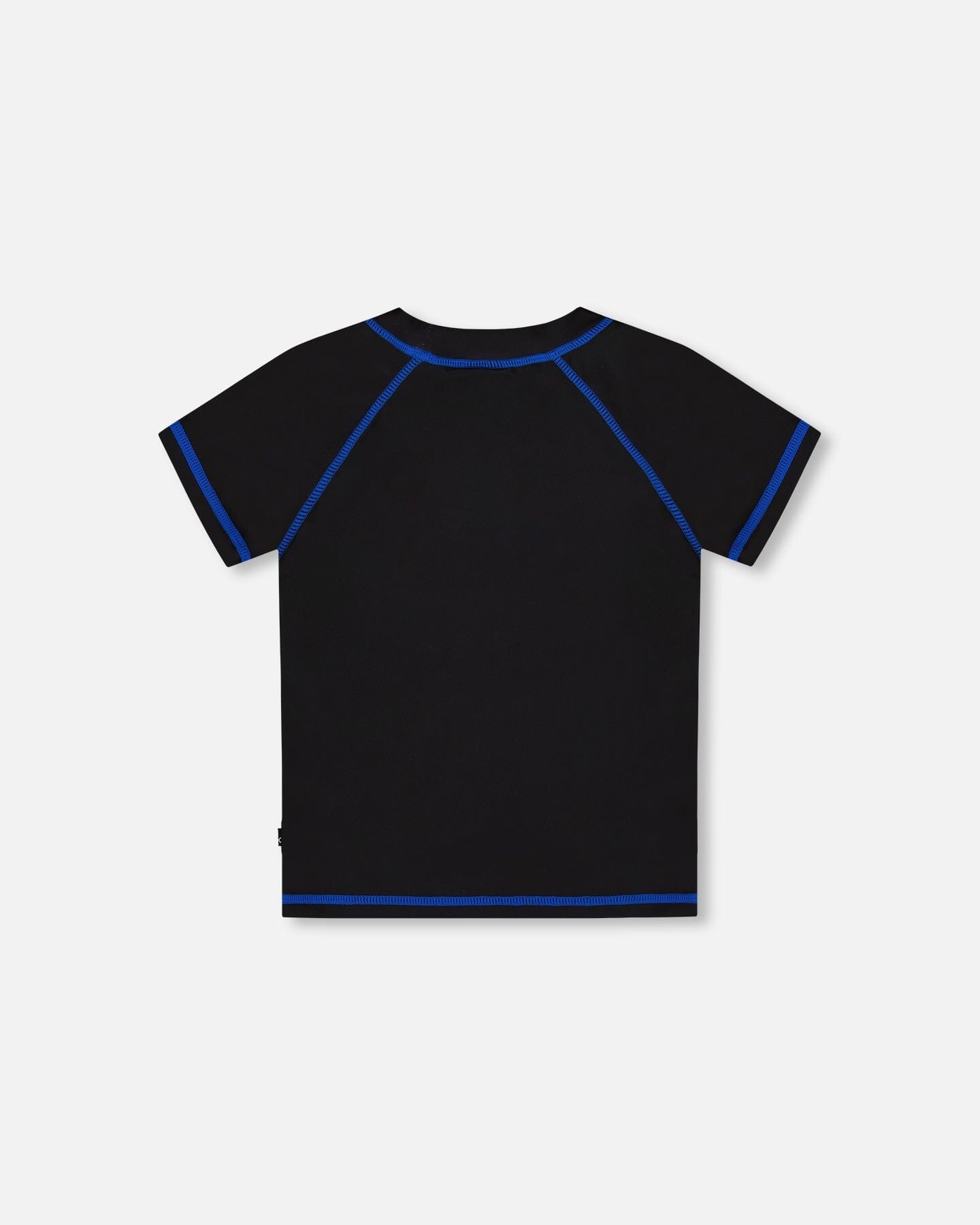 Short Sleeve Rashguard Black And Multicolored Crocodiles - G30NB10_001