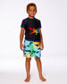 Printed Boardshorts Multicolored Crocodile - G30NB31_061