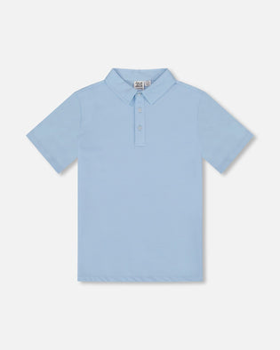Short Sleeve Polo Shirt Pale Blue - G30R65_580