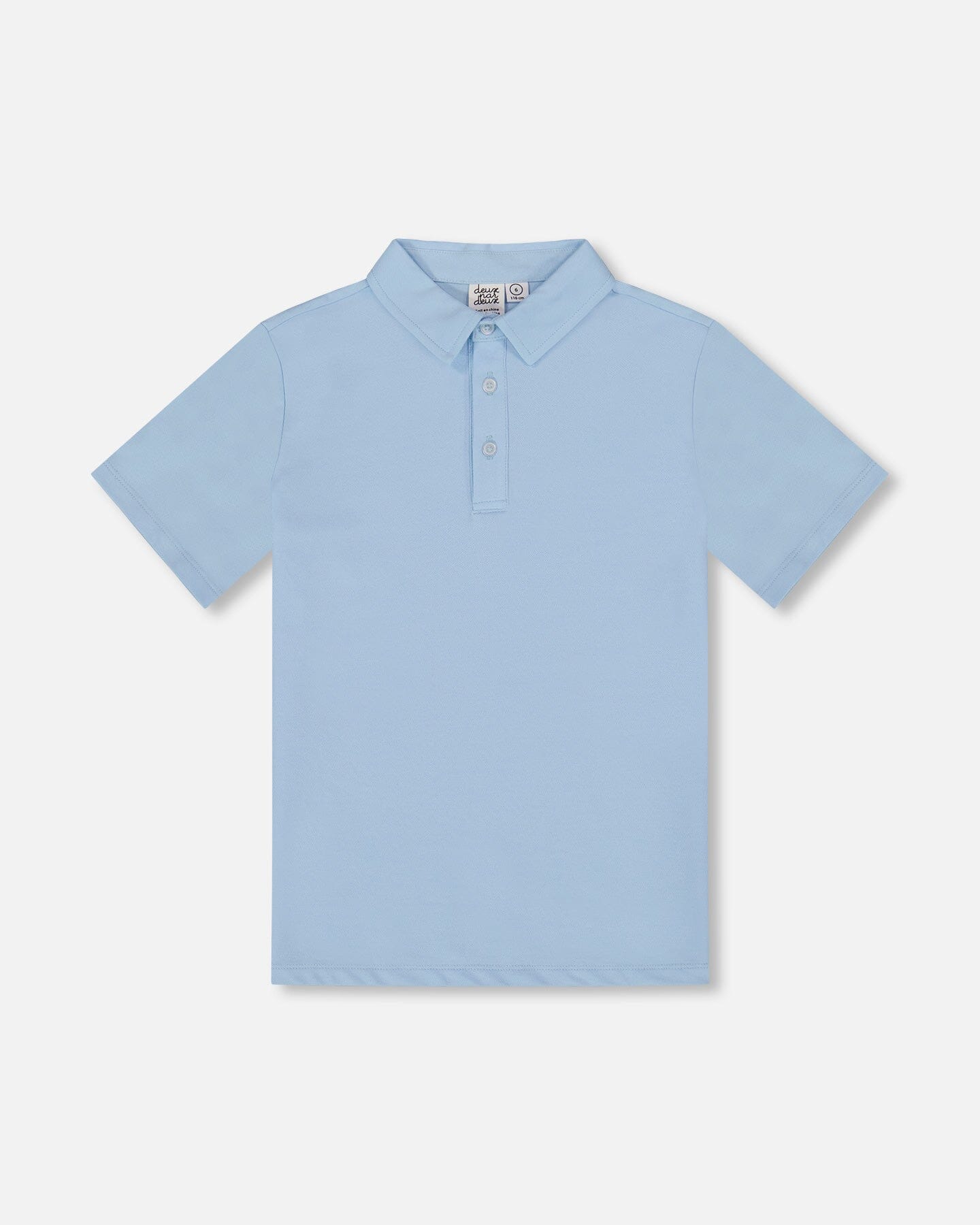 Short Sleeve Polo Shirt Pale Blue - G30R65_580