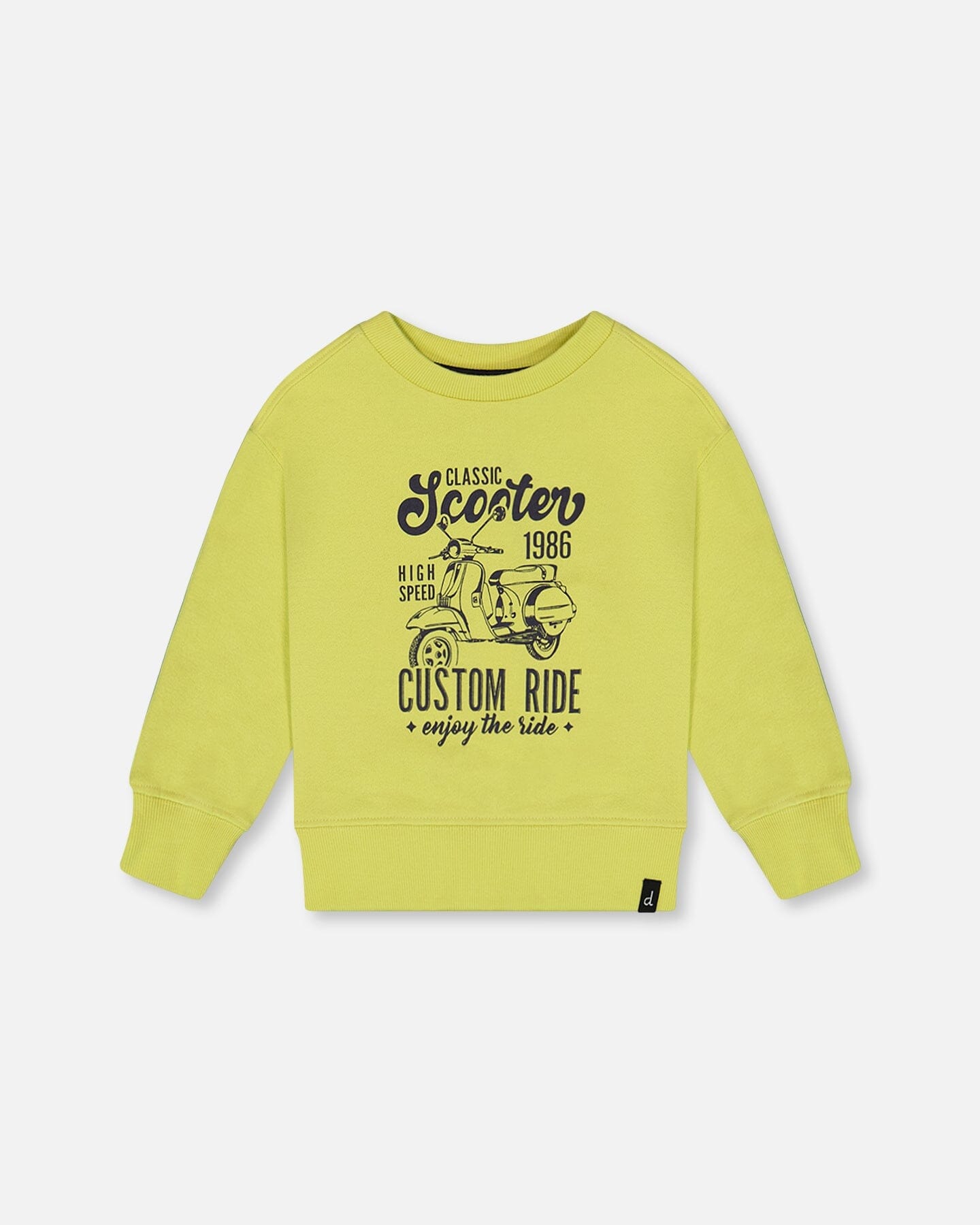 Pullover Graphic Sweatshirt Lime Green - G30S31_225