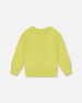 Pullover Graphic Sweatshirt Lime Green - G30S31_225